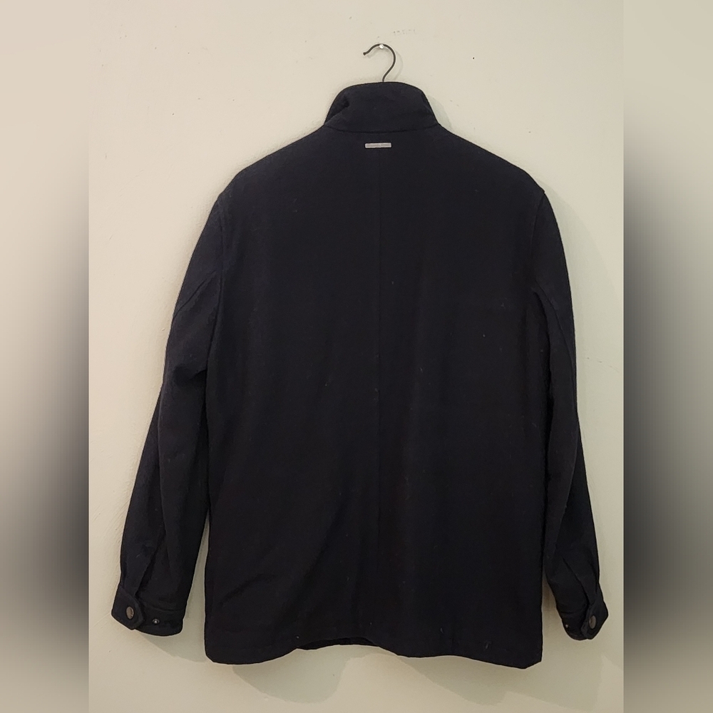 MICHAEL Michael Kors Wool Blend Military Field Lined Insulated Black Coa… - Picture 2 of 13